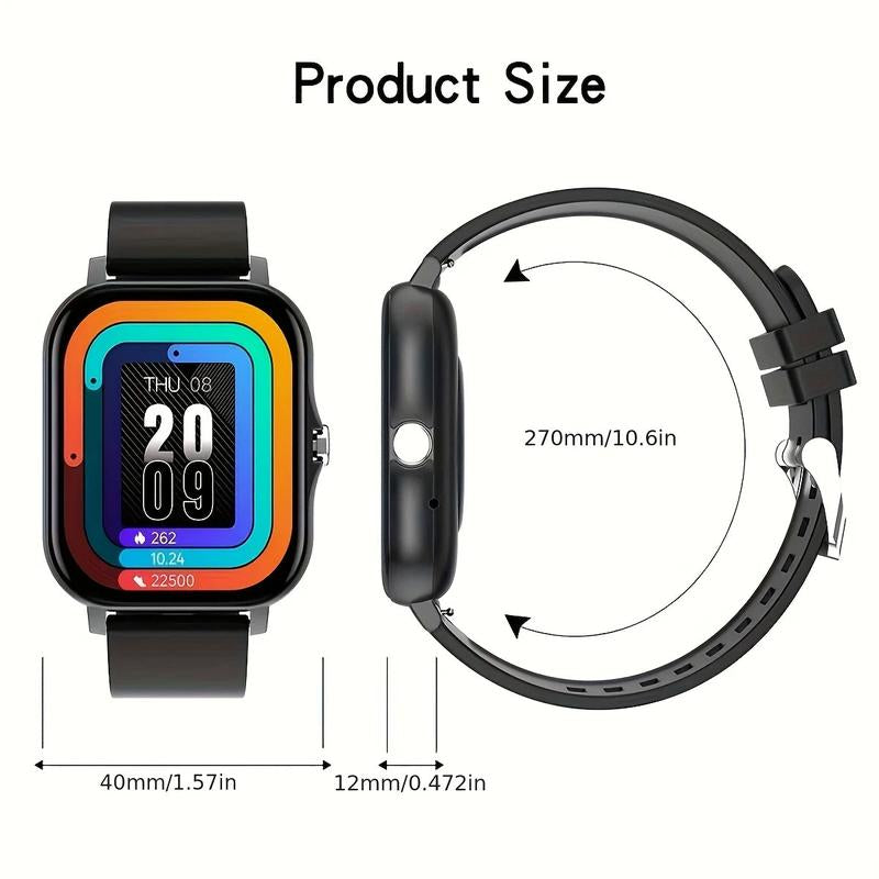 2025 New Bluetooth Smart Watch,Wireless Calling/Dial,Multiple Sport Mode,Calling Reminder and Rejection, SMS Reminder,Touch Screen Watch, Wearable Devices,Fall Gift,Compatible with Ios/Android Devices, Simple Style,Smartphone Gifts Bf