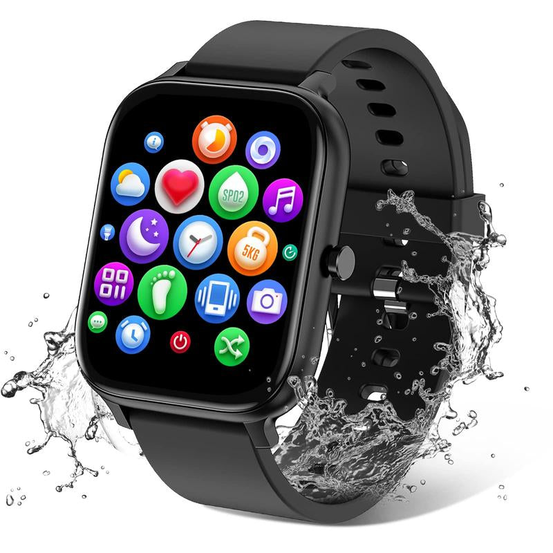 2025 New Bluetooth Smart Watch,Wireless Calling/Dial,Multiple Sport Mode,Calling Reminder and Rejection, SMS Reminder,Touch Screen Watch, Wearable Devices,Fall Gift,Compatible with Ios/Android Devices, Simple Style,Smartphone Gifts Bf